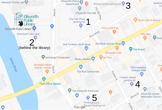 Parking lot map
