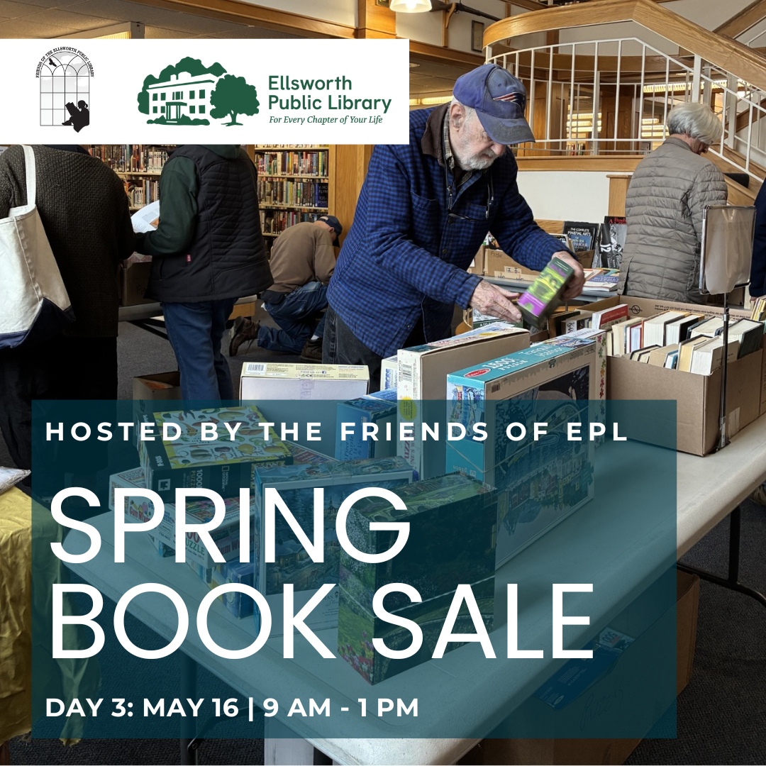 photo of people at a book sale